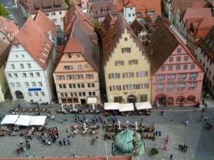 Rothenburg ob der Tauber: Stadtansicht Altstadt