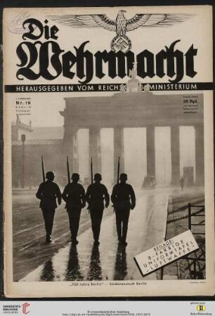 Nr. 19 (1. August-Ausgabe 1937)