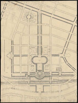 Bismarckwarte, Berlin-Westend: Lageplan