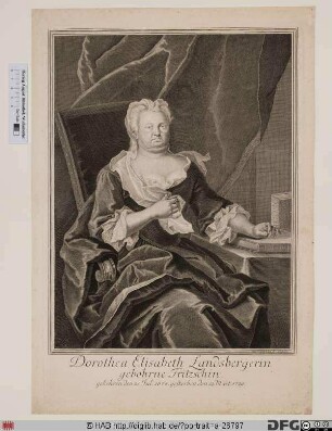 Bildnis Dorothea Elisabeth Landsberger, geb. Fritsch