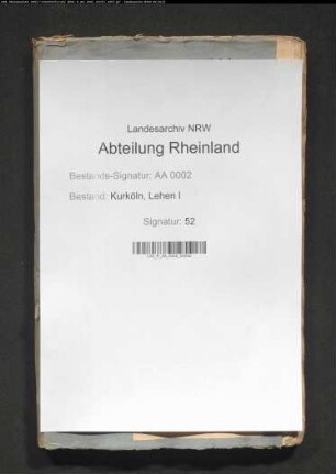 Belehnungen zwischen 1724- 1725