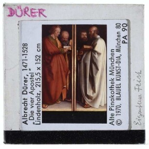 Dürer, Die Vier Apostel (München AP 540, 545)