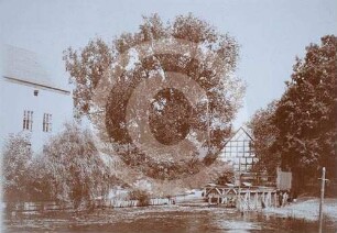 Partie an der Leba in Lauenburg