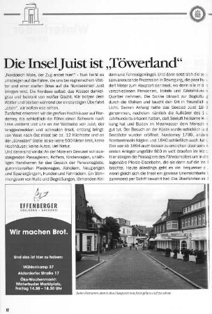 Die Insel Juist ist "Töwerland"