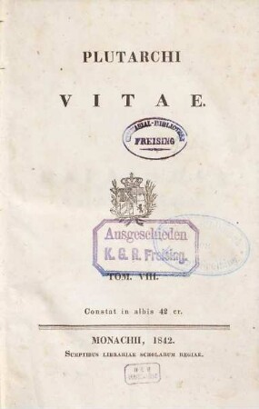 Plutarchi vitae, 8