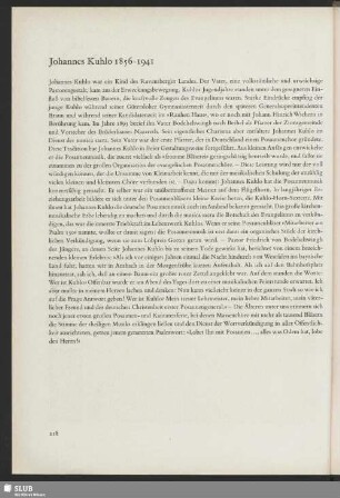 Johannes Kuhlo 1856-1941