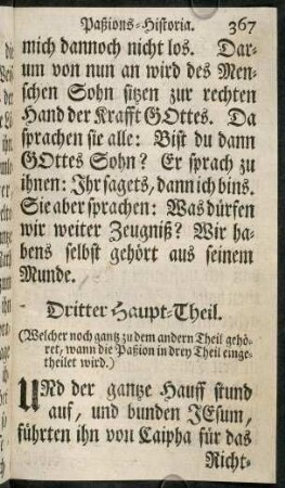 367-385, Dritter Haupt-Theil.