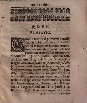 Dissertaio Theologica De Imputatione Peccatorum Nostrorum Christo Sponsori Nostro facta ac impacta