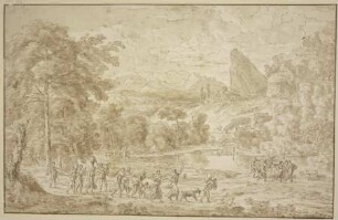 Landschaft mit bacchantischem Opferzug