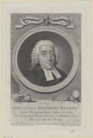 Bildnis des Christianus Friedricvs Wilckens
