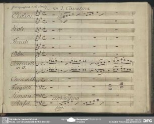 Cavatina: "Non so dov'è"