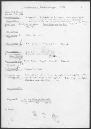 Unterriexingen: Visitationsbericht mit Pfarrbericht 1955