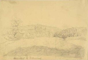 Der Ort Elbersdorf (Dürrröhrsdorf-Dittersbach-Elbersdorf) und umgebende Landschaft