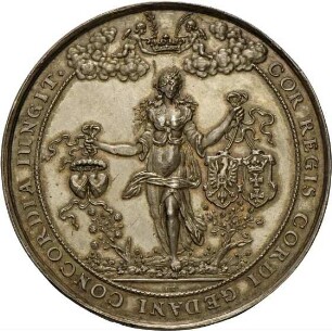 Medaille auf den Besuch des polnischen Königs Johann Kasimir II. in Danzig, 1653