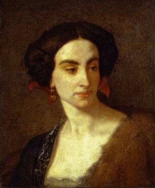 Weiblicher Studienkopf (Mademoiselle Poinsot)
