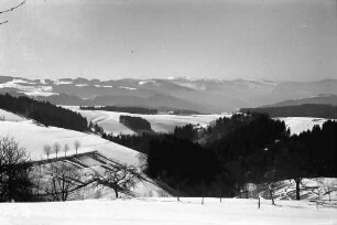 St. Märgen: Feldbergblick von St. Märgen