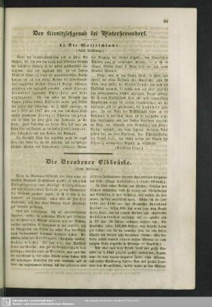 Die Dresdener Elbbrücke