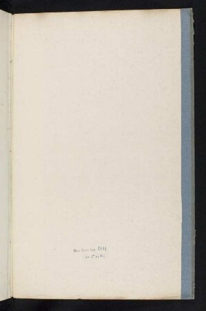 Buchdeckel, hinterer, Innenseite : Buchdeckel, hinterer, Innenseite mit Signatur der Sächsischen Landesbiblothek (1963), um 1794. Papier. 41,5 x 26,8 cm.