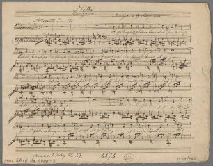 Nella, V, guit, V, pf, F-Dur - BSB Mus.Schott.Ha 4000-3 : [heading:] Nella // Canzona // Musique de G: Meyerbeer
