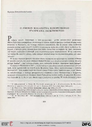 21: O zbiorze malarstwa europejskiego Stanisława Jackowskiego