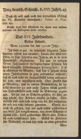Erstes Zehend.
