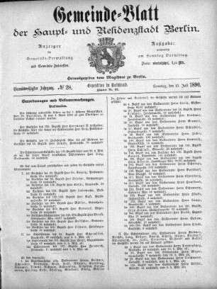 1890,28: No. 28, 13. Juli 1890