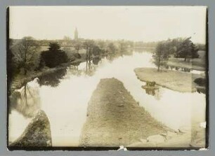 Blick über den Schloßpark vom Hohen Stein aus