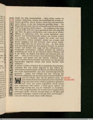 Brief Horions