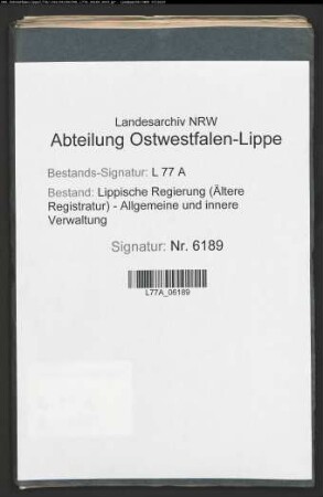 Blattern im Amt Schwalenberg