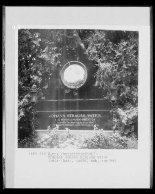 Grabmal Johann Strauss Vater