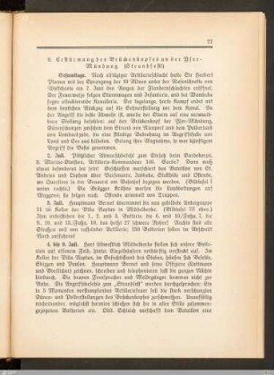6. Erstürmung des Brückenkopfes an der Yser-Mündung (Strandfest)