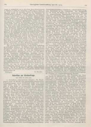 161-163 [Rezension] Jähkel, Können wir die Kirche entbehren?