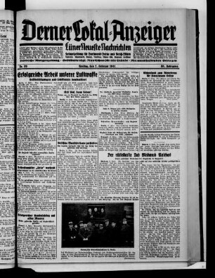 Derner Lokal-Anzeiger. 1937-1941