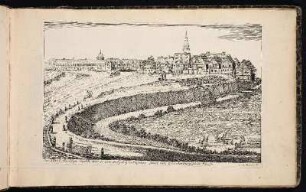 Der Marck flekken Fürth wie er von Aufgang anzusehen samt den Brandenburgischen Hauss. - Fürth (Bayern); Gaststätte Brandenburger Haus, Fürth (Bayern)