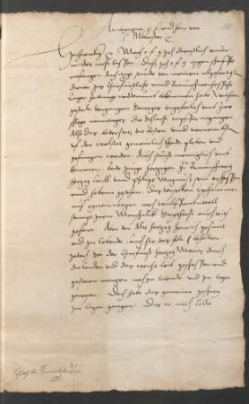 Brief an Dechant, Kapitel, Bürgermeister und Rat von Münster, Bevergern 29.6.1554