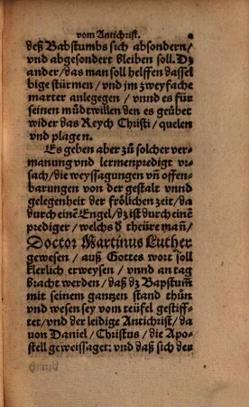 Der Ewigen Allmechtigen Göttlichenn Mayest. Mandat vn[d] ernstlicher befelch wes sich ein yeder Christ nach seinem beruff vnnd stande gegen dem offenbarten Antichrist das gantze Babstumb halten solle
