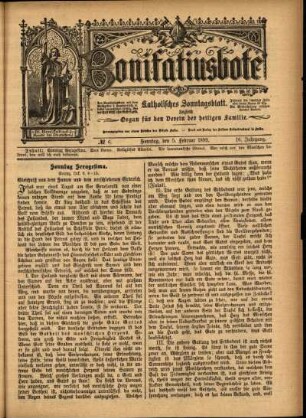 Ausgabe vom Sonntag, den 05. Februar 1899.