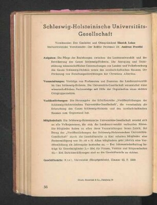 Schleswig-Holsteinische Universitäts-Gesellschaft