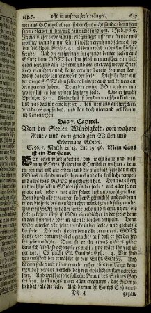 Das 7. Capitel. Von der Seelen Würdigkeit, von wahrer Reue, und vom gnädigen Willen und Erbarmung Gottes.