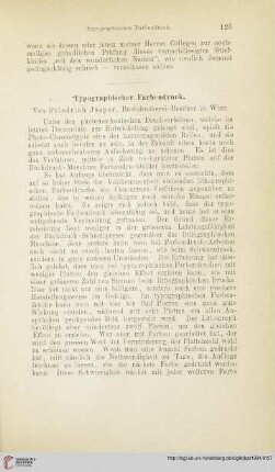 Typographischer Farbendruck