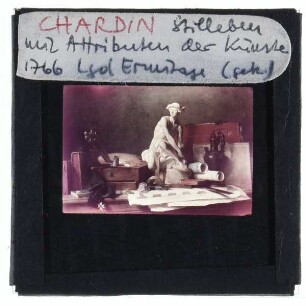 Chardin, Attribute und Lohn der Künste
