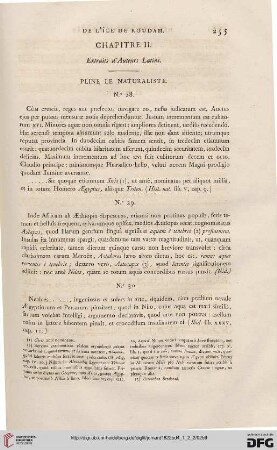 Chapitre II: Extraits d'auteurs latins