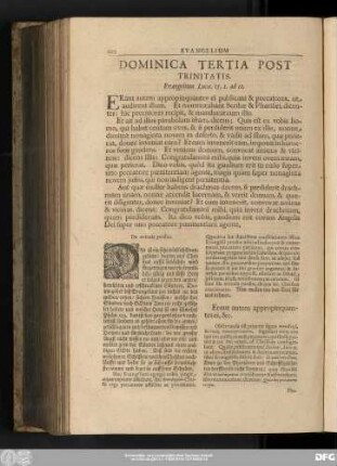 Dominica Tertia Post Trinitatis. Evangelium Lucae. 15, 1. ad 11.