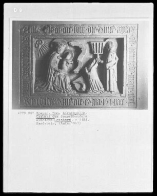 Grabmal des Sexpräbendars Nikolaus Geisharn, verstorben 1458