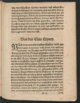 Von des Esaie Ertzney.