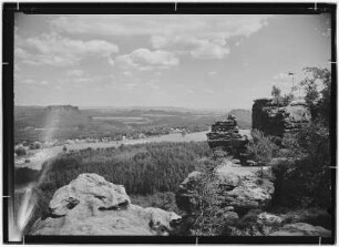 Kurort Gohrisch mit Festung und Lilienstein