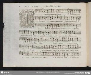 XVIII. Te decet hymnus Deus in Sion