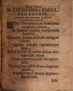 Diss. hist. philol. de Essenis