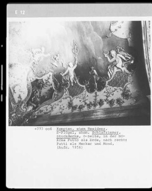 Putti als Erde, Merkur und Mond