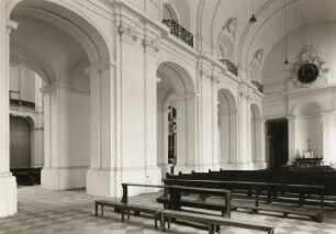 Dresden-Altstadt. Kathedrale (1738-1755; G. Chiaveri). Nordwestliches Seitenschiff